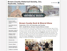 Tablet Screenshot of browncountyhistorycenter.org